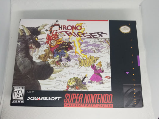 Chrono Trigger US Version Cart and Box Snes Tested and Working