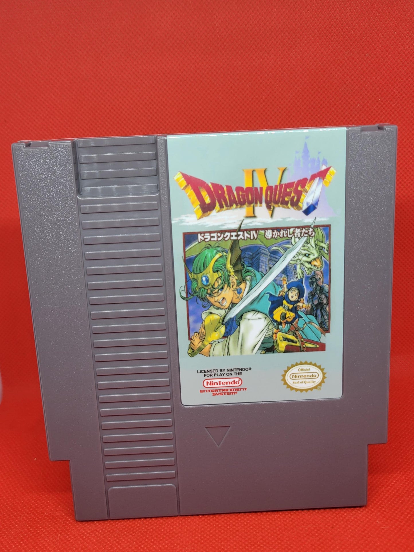 Dragon Quest IV Japanese Version Cart Only NES Tested and Working