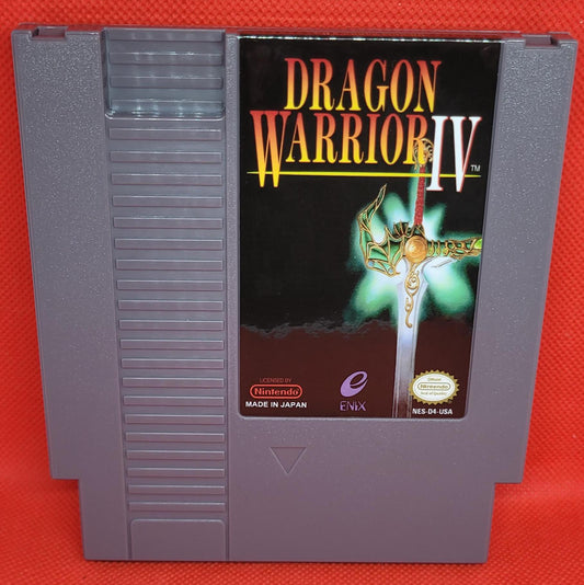 Dragon Warrior IV NES Cart Only Tested and Working