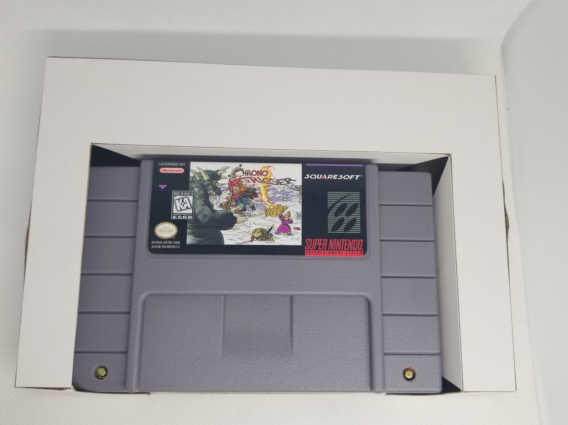 Chrono Trigger US Version Cart and Box Snes Tested and Working