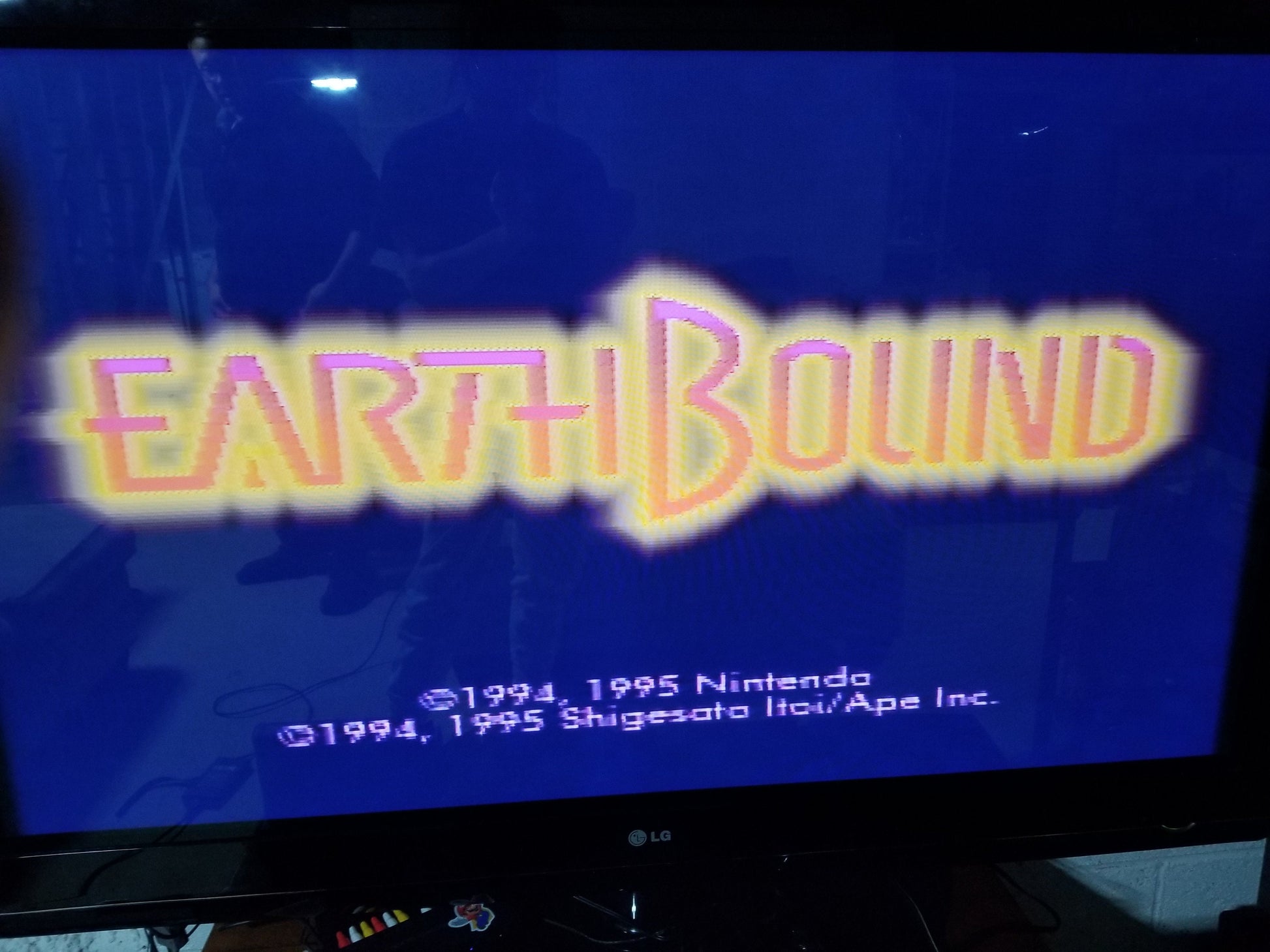 EarthBound US Version Cart and Box Snes Tested, Working, and Patched