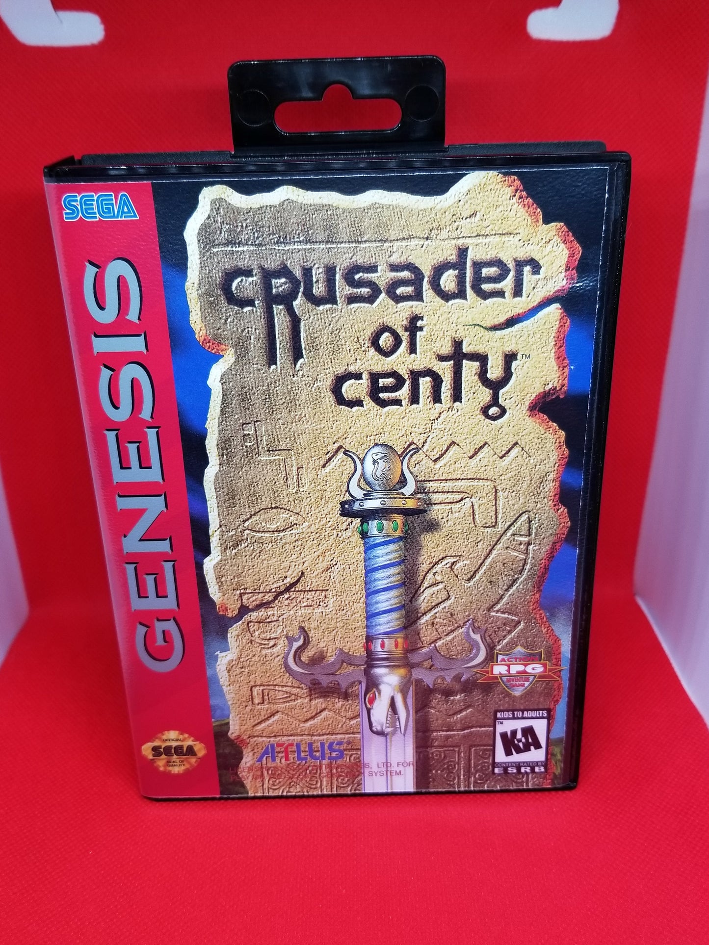 Crusader of Centy Box, Cart, and Manual Sega Genesis Tested and Working