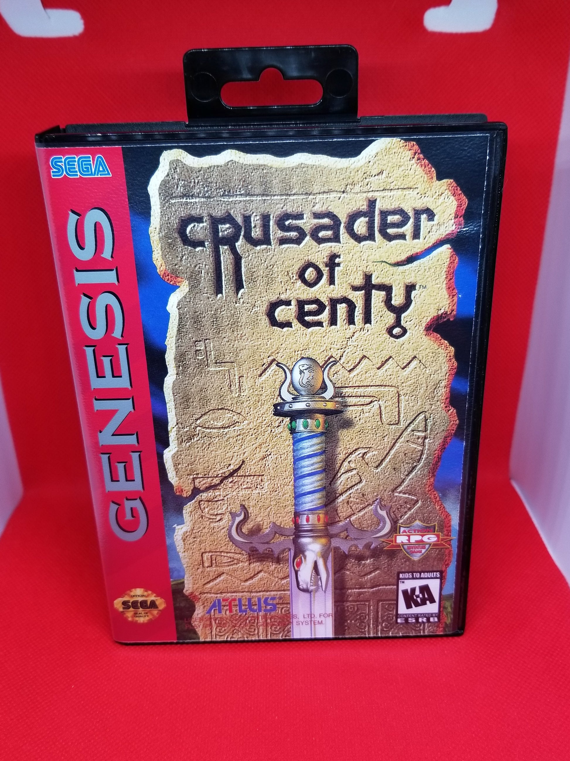 Crusader of Centy Box, Cart, and Manual Sega Genesis Tested and Working