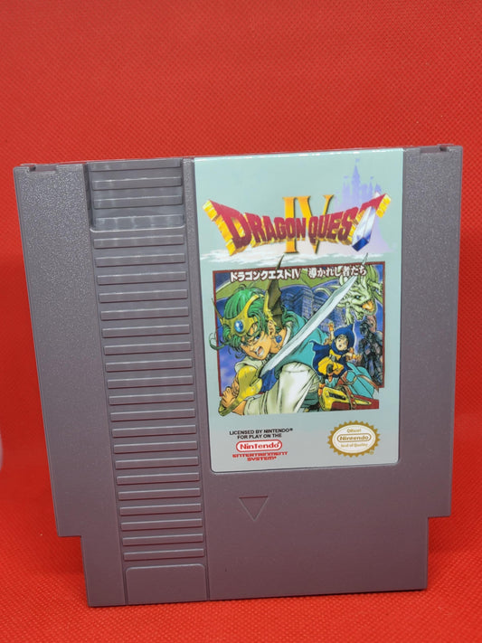 Dragon Quest IV Japanese Version Cart Only NES Tested and Working