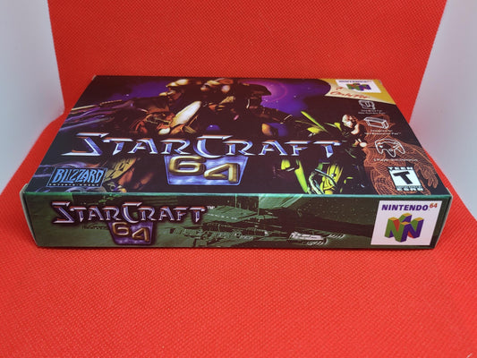 Starcraft 64 for N64 Box and Cart Tested and Working US version
