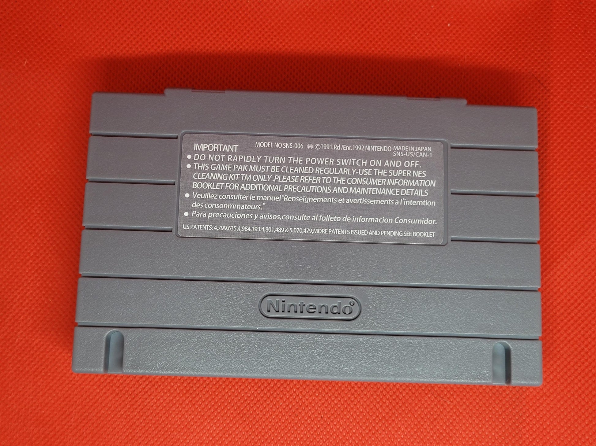EarthWorm Jim SNES Cart and Box Tested and Working US Version
