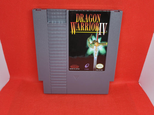 Dragon Warrior IV NES Cart Only Tested and Working